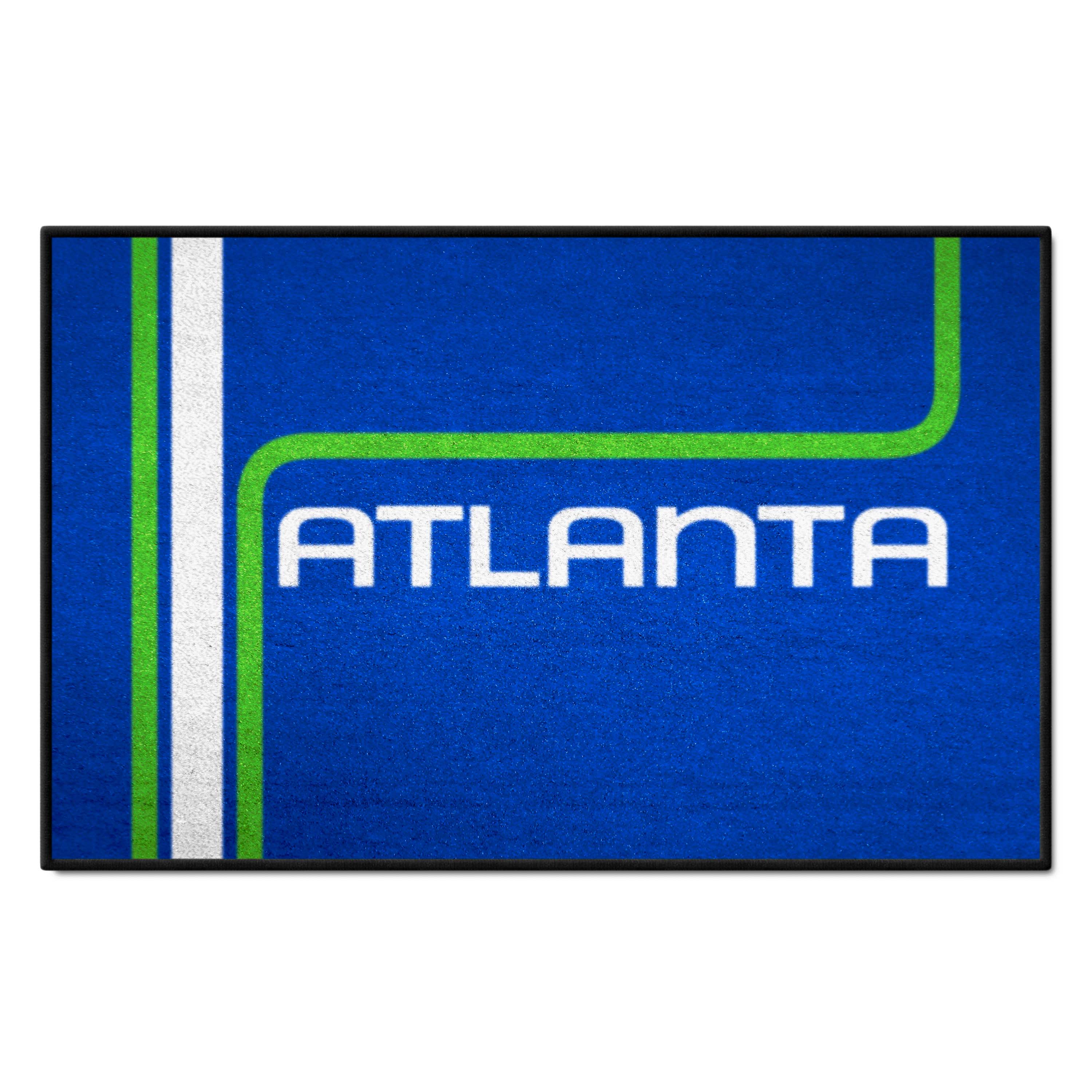 NBA Retro Atlanta Hawks Starter Mat Accent Rug - 19in. x 30in. - Atlanta Hawks