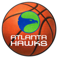 NBA Retro Atlanta Hawks Basketball Rug - 27in. Diameter - Atlanta Hawks