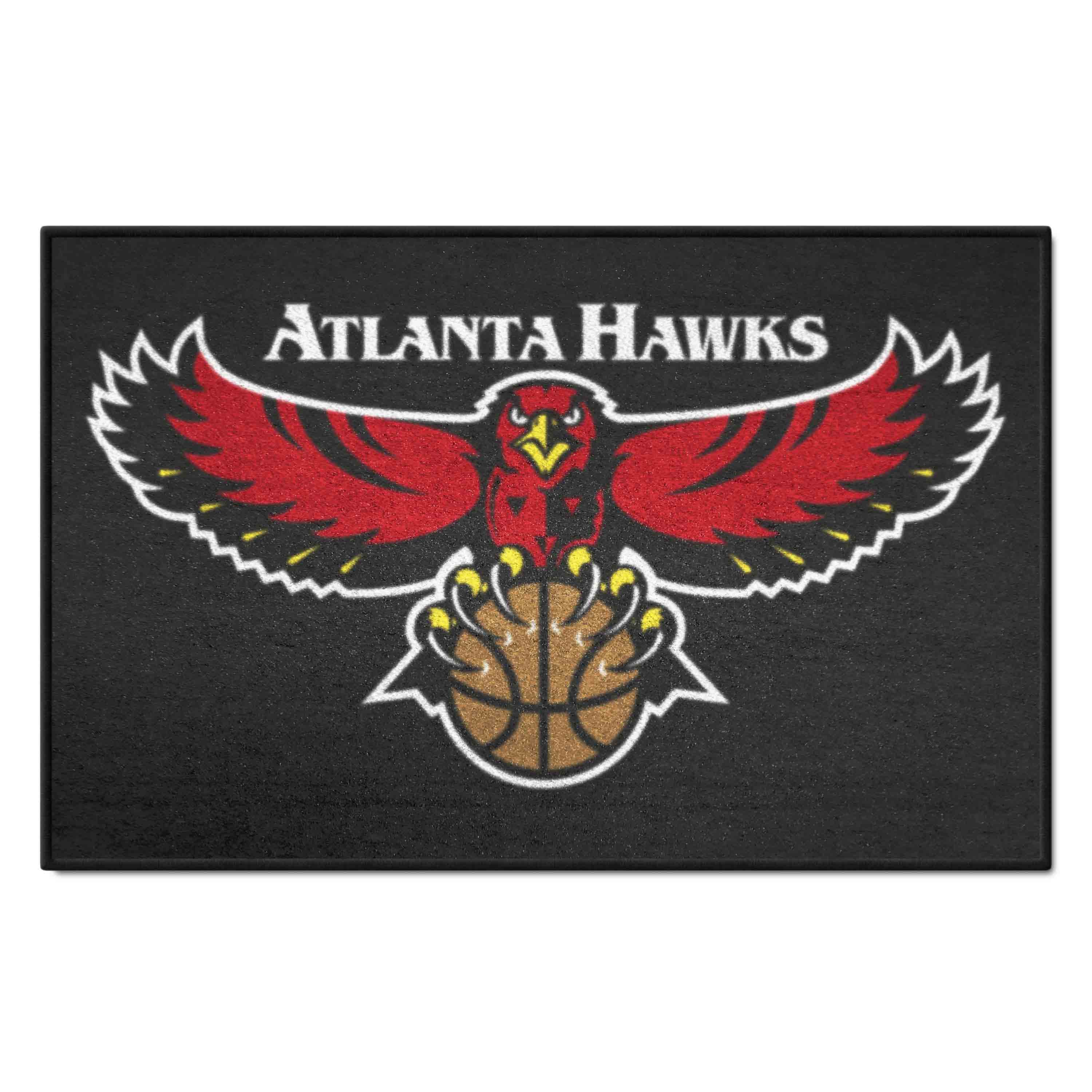 NBA Retro Atlanta Hawks Starter Mat Accent Rug - 19in. x 30in. - Atlanta Hawks