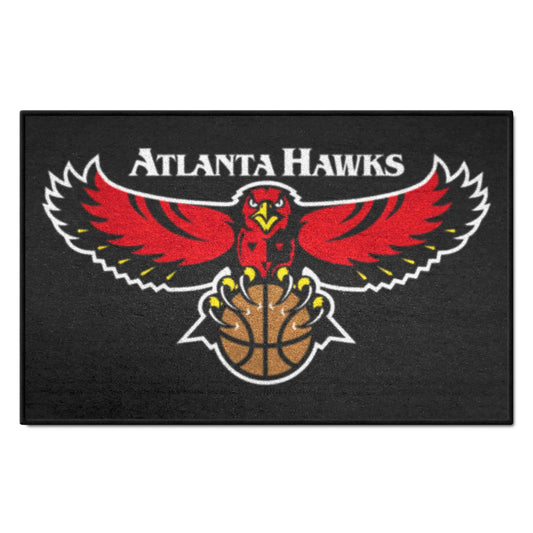 NBA Retro Atlanta Hawks Starter Mat Accent Rug - 19in. x 30in. - Atlanta Hawks