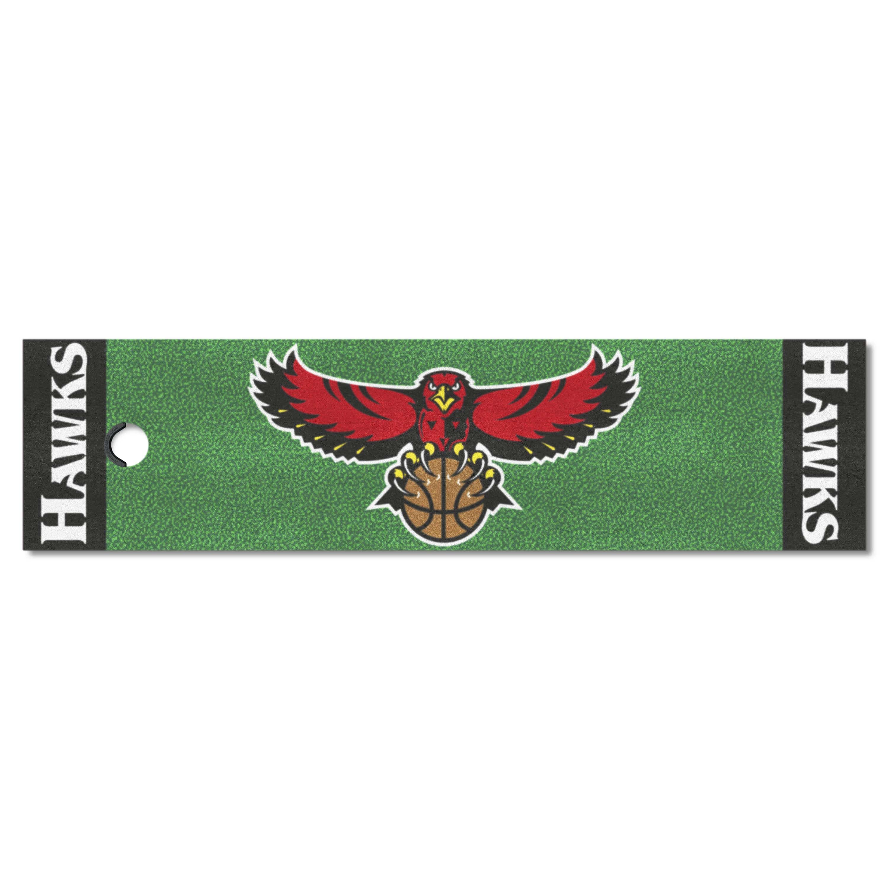 NBA Retro Atlanta Hawks Putting Green Mat - 1.5ft. x 6ft. - Atlanta Hawks