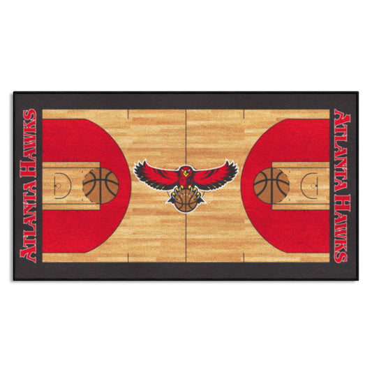 NBA Retro Atlanta Hawks Court Runner Rug - 24in. x 44in.