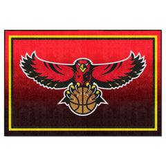 NBA Retro Atlanta Hawks 5ft. x 8 ft. Plush Area Rug - Atlanta Hawks