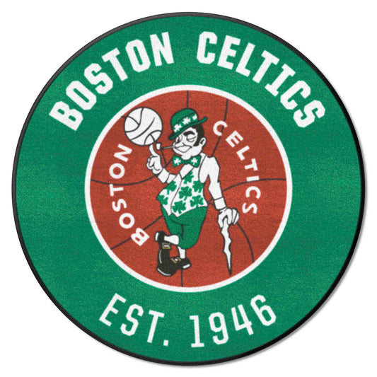 NBA Retro Boston Celtics Roundel Rug - 27in. Diameter - Boston Celtics