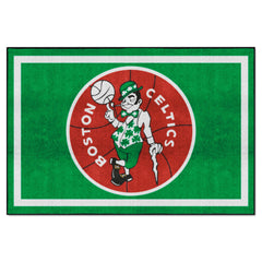 NBA Retro Boston Celtics 5ft. x 8 ft. Plush Area Rug - Boston Celtics