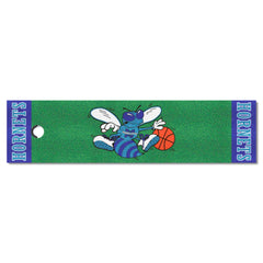 NBA Retro Charlotte Hornets Putting Green Mat - 1.5ft. x 6ft. - Charlotte Hornets