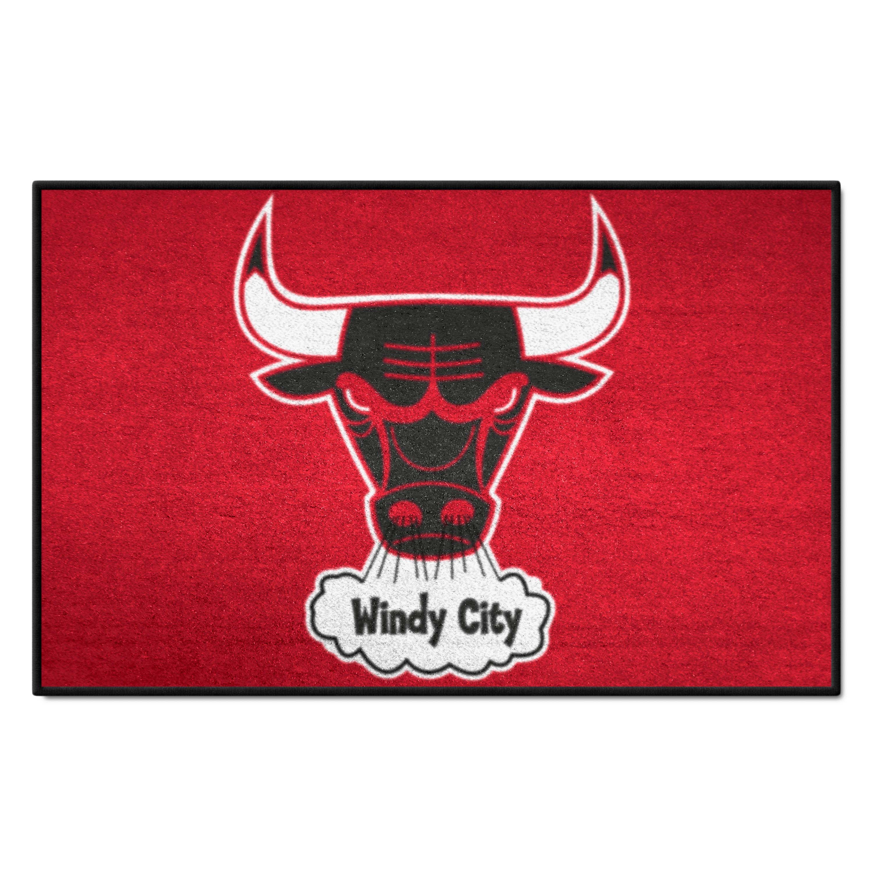 NBA Retro Chicago Bulls Starter Mat Accent Rug - 19in. x 30in. - Chicago Bulls