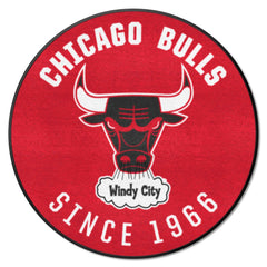 NBA Retro Chicago Bulls Roundel Rug - 27in. Diameter