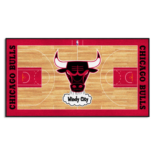 NBA Retro Chicago Bulls Court Runner Rug - 24in. x 44in. - Chicago Bulls