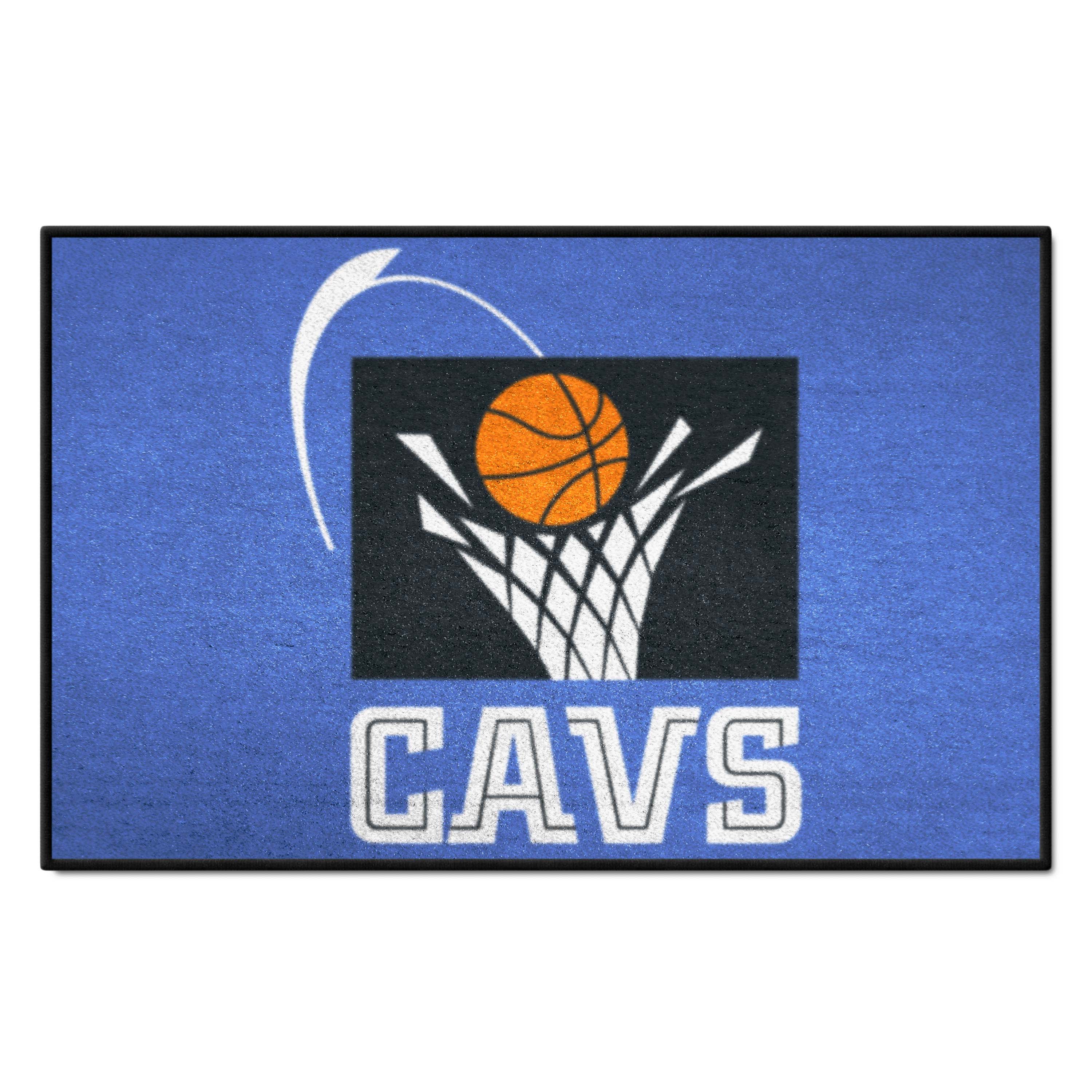 NBA Retro Cleveland Cavaliers Starter Mat Accent Rug - 19in. x 30in. - Cleveland Cavaliers