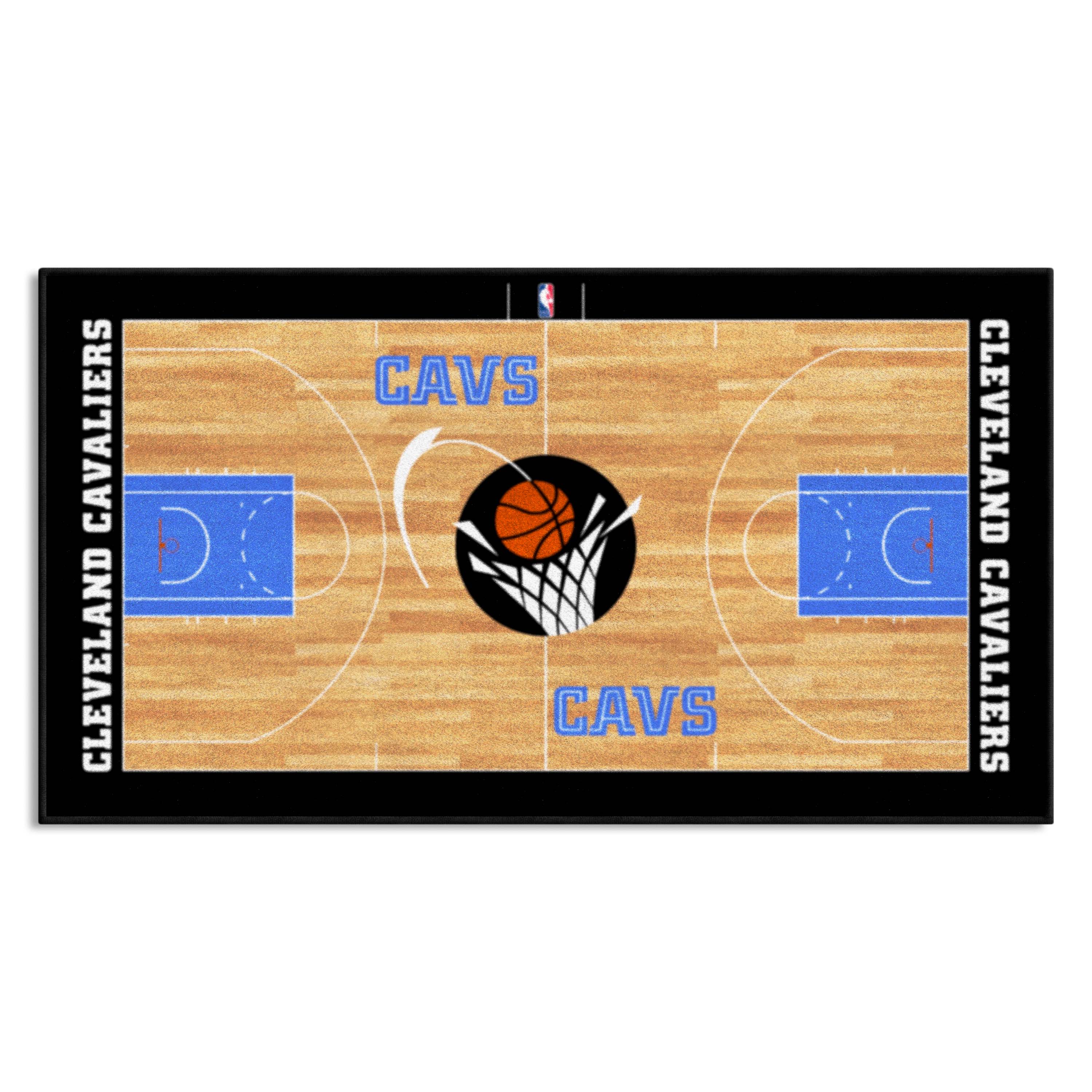 NBA Retro Cleveland Cavaliers Court Runner Rug - 24in. x 44in. - Cleveland Cavaliers