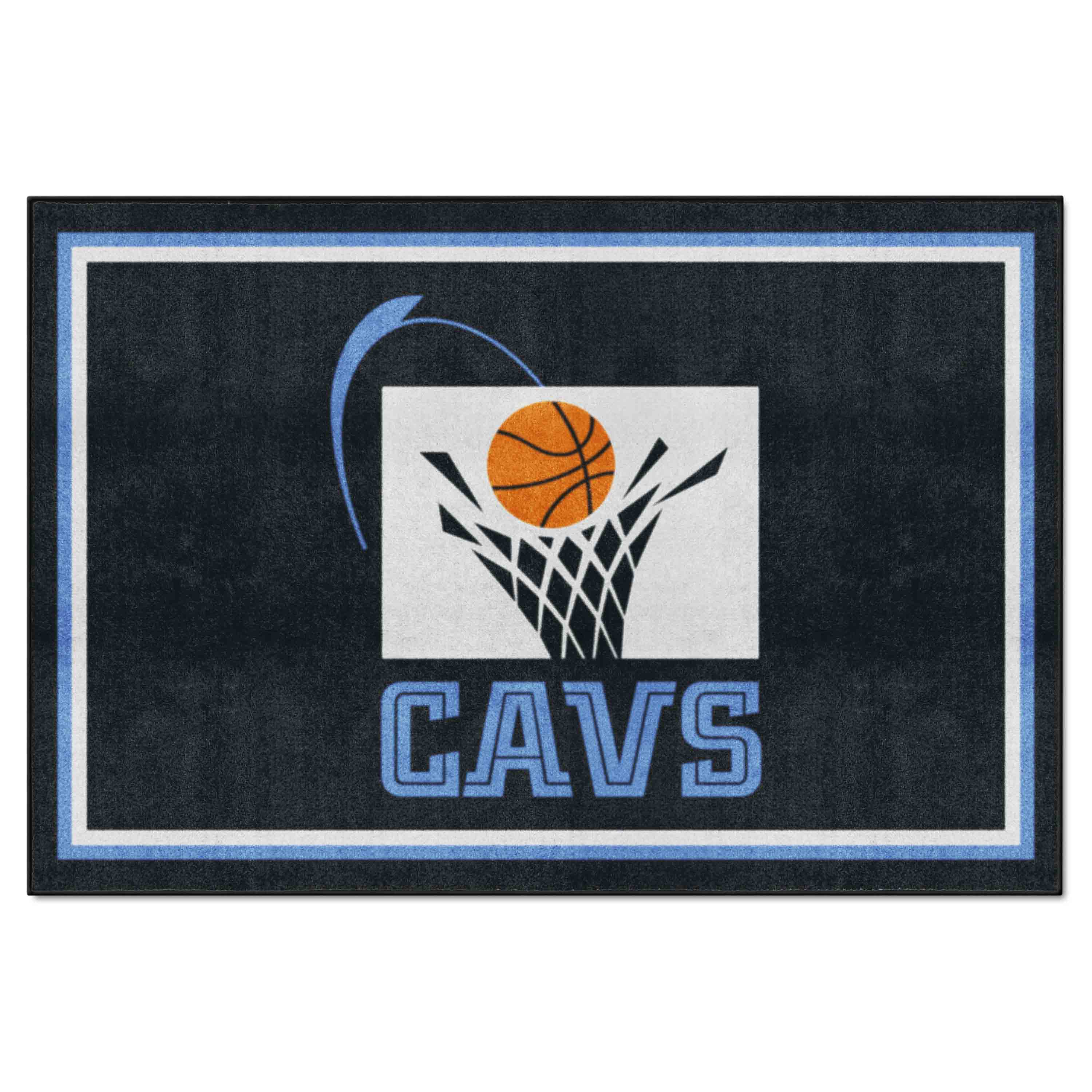 NBA Retro Cleveland Cavaliers 5ft. x 8 ft. Plush Area Rug - Cleveland Cavaliers