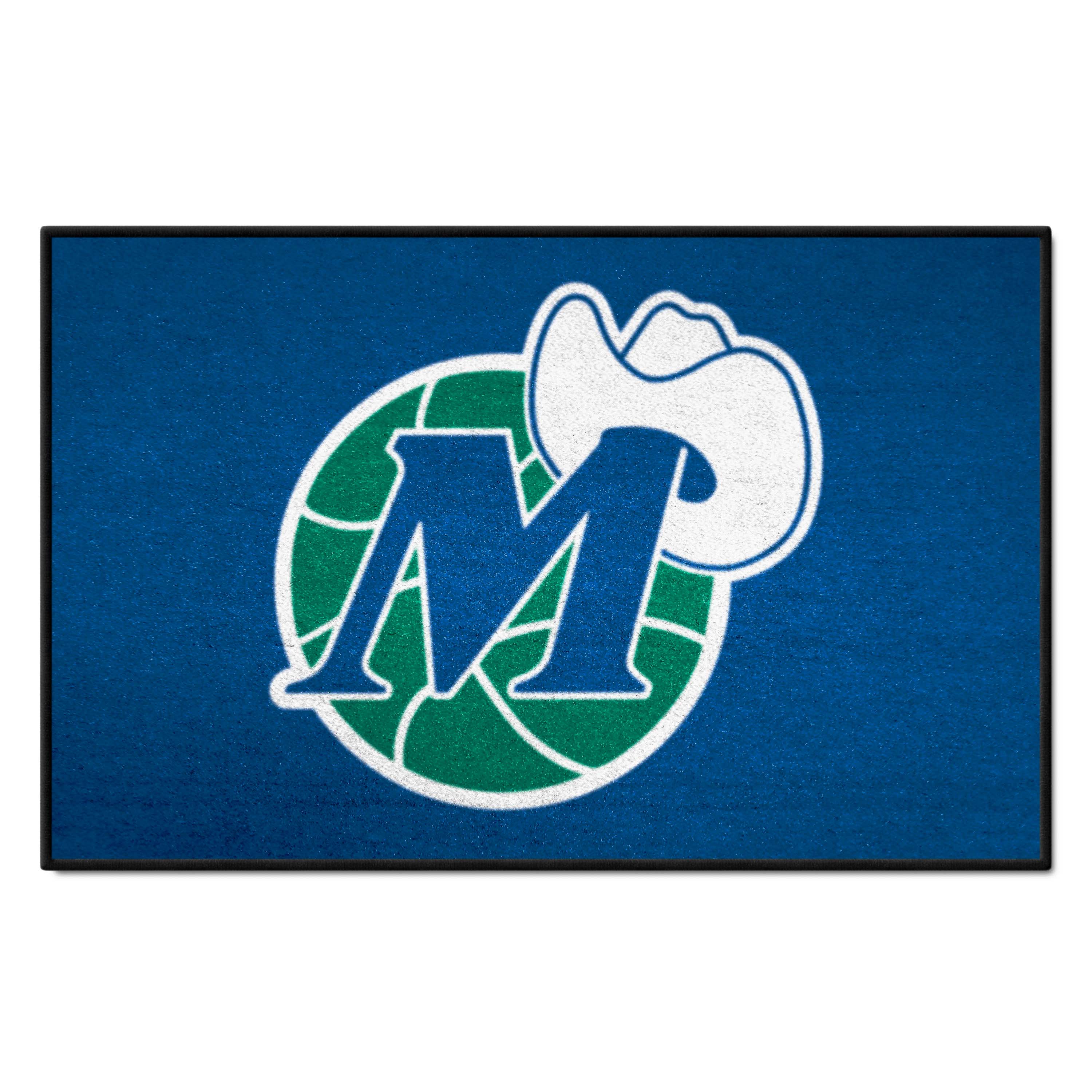 NBA Retro Dallas Mavericks Starter Mat Accent Rug - 19in. x 30in. - Dallas Mavericks