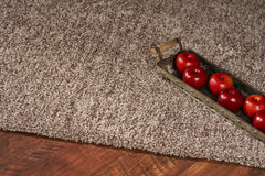 5' X 7' Beige Heather Indoor Shag Rug - Homeroots