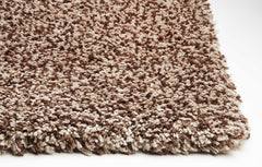 5' X 7' Beige Heather Indoor Shag Rug - Homeroots