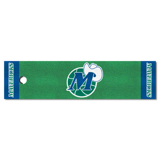 NBA Retro Dallas Mavericks Putting Green Mat - 1.5ft. x 6ft. - Dallas Mavericks