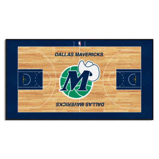 NBA Retro Dallas Mavericks Court Runner Rug - 24in. x 44in. - Dallas Mavericks