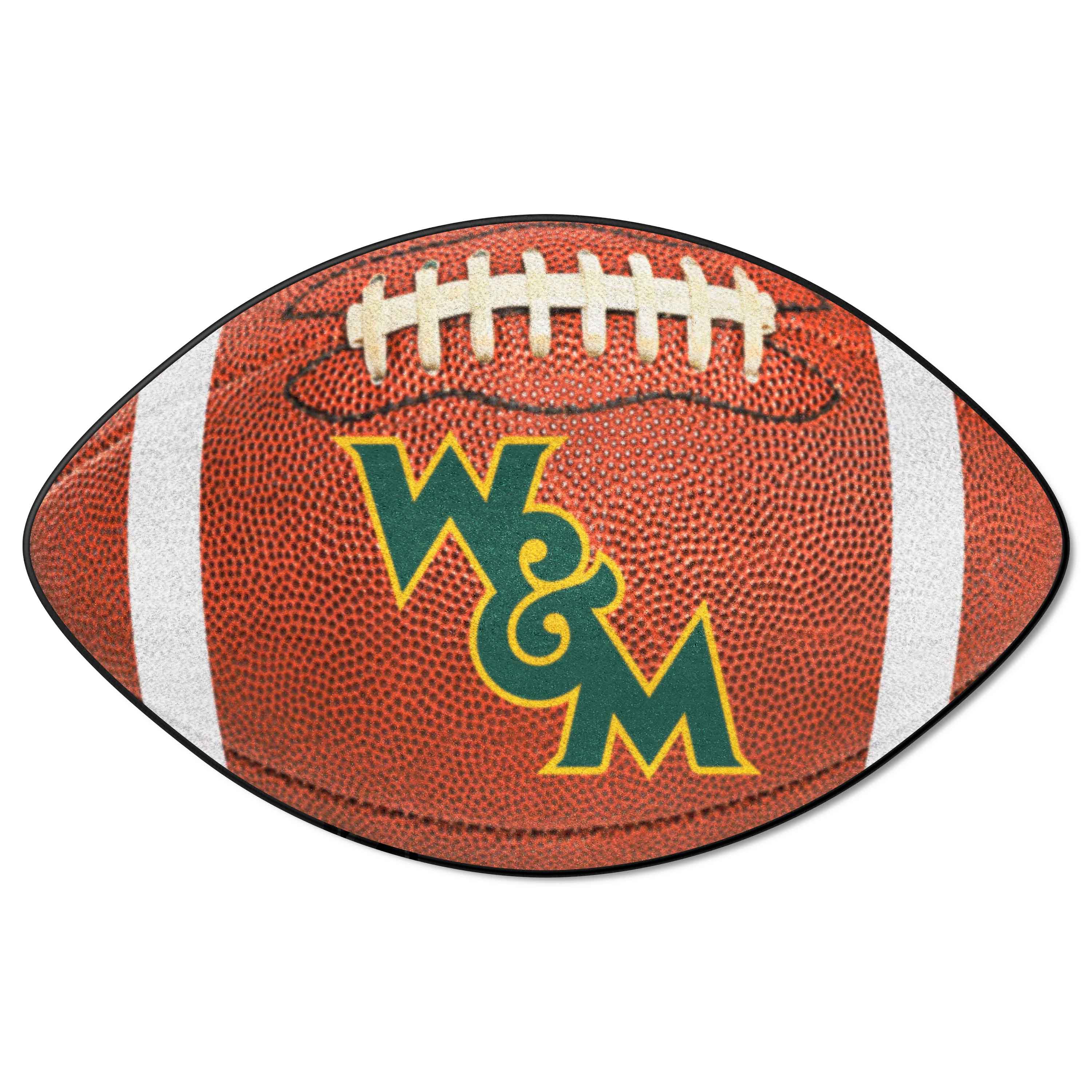 William & Mary Tribe Football Rug - 20.5in. x 32.5in.