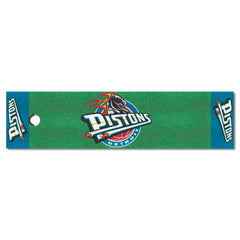 NBA Retro Detroit Pistons Putting Green Mat - 1.5ft. x 6ft. - Detroit Pistons