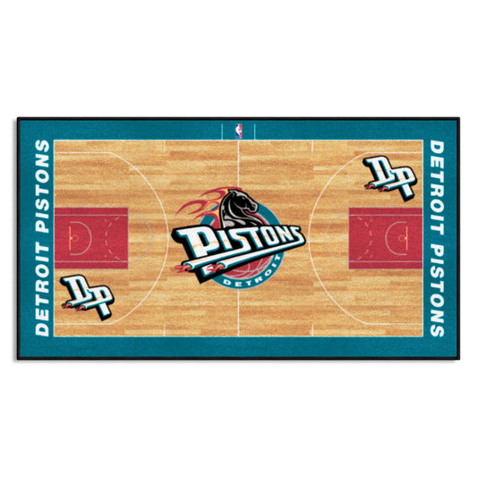 NBA Retro Detroit Pistons Court Runner Rug - 24in. x 44in. - Detroit Pistons