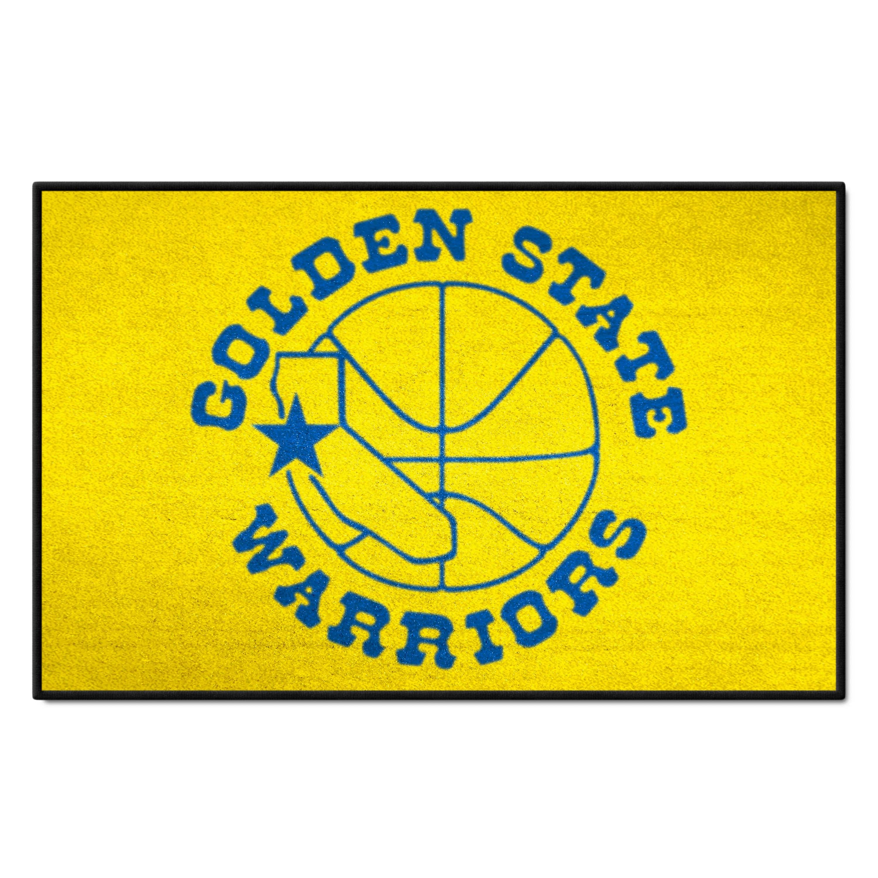 NBA Retro Golden State Warriors Starter Mat Accent Rug - 19in. x 30in. - Golden State Warriors