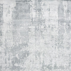 3' X 5' Gray Abstract Hand Loomed Area Rug