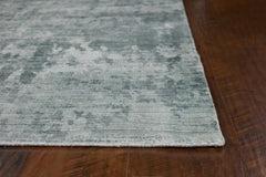 3' X 5' Gray Abstract Hand Loomed Area Rug