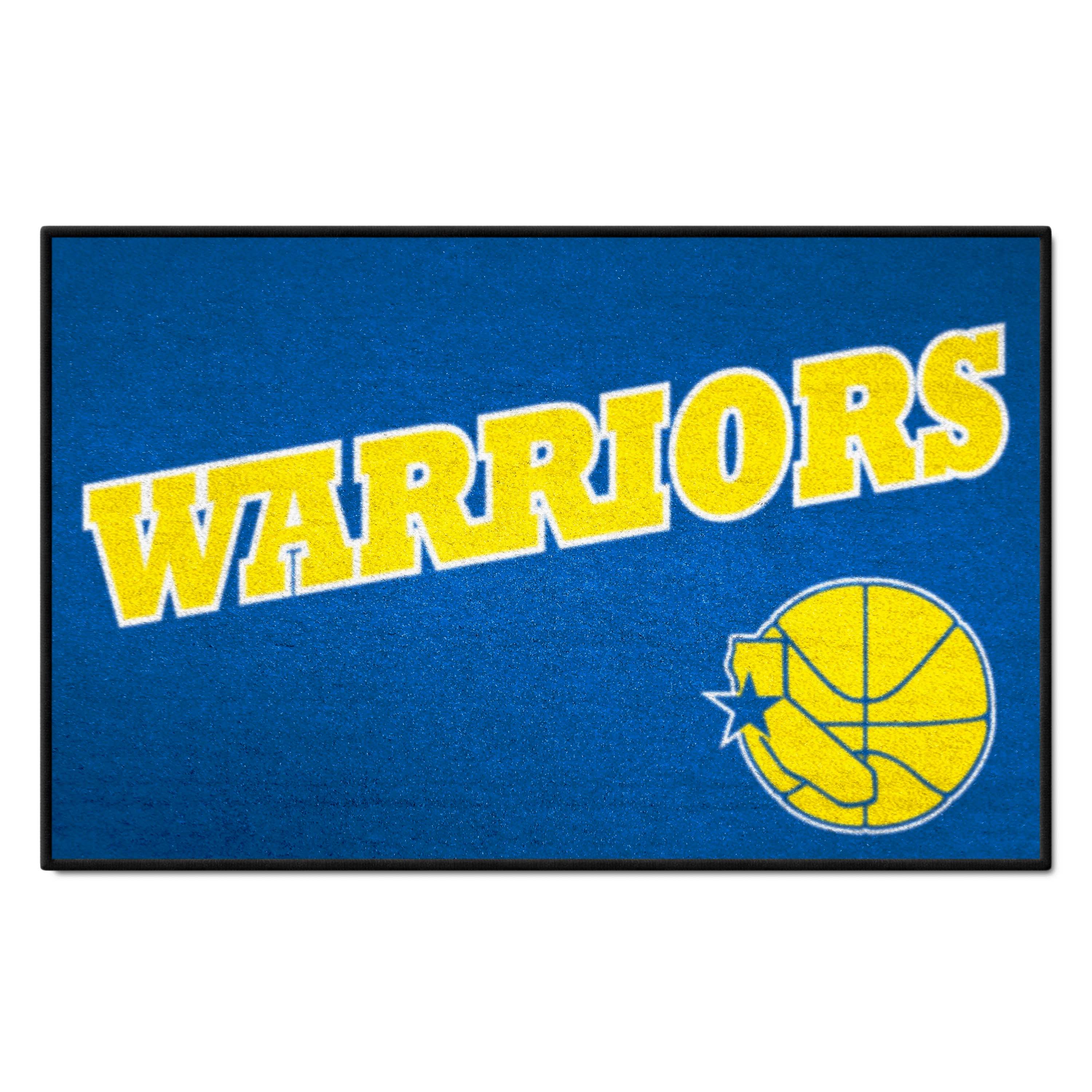 NBA Retro Golden State Warriors Starter Mat Accent Rug - 19in. x 30in. - Golden State Warriors