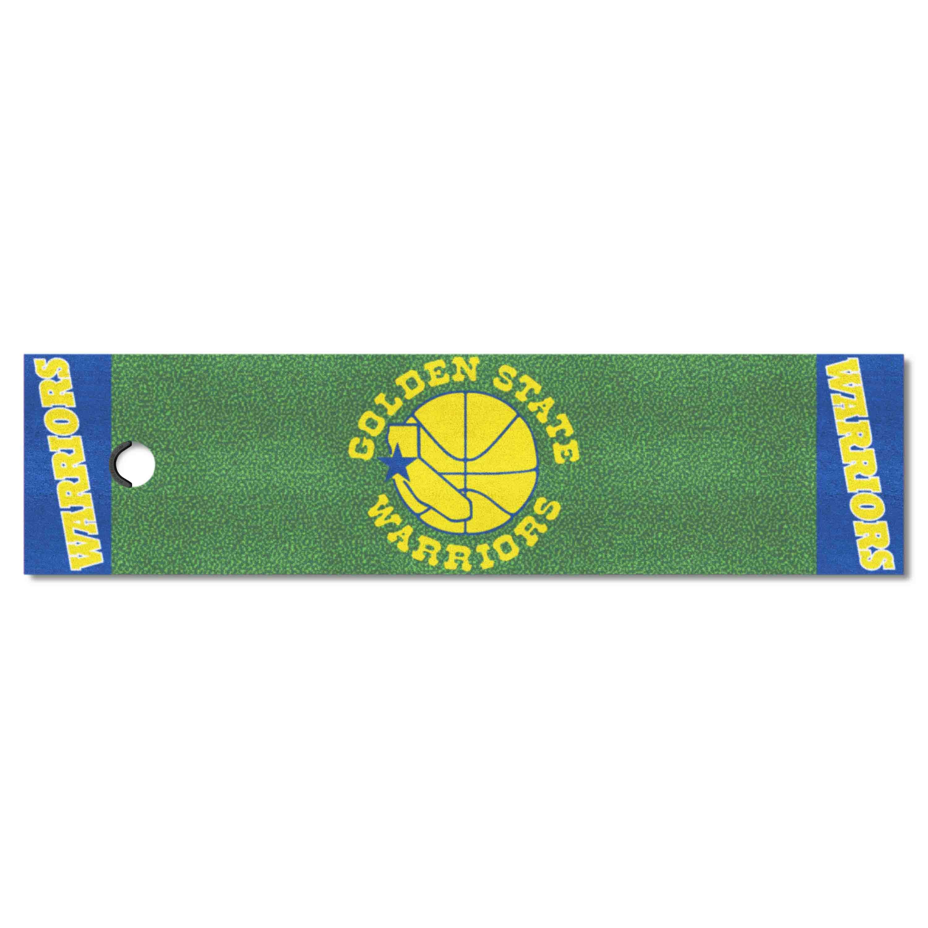 NBA Retro Golden State Warriors Putting Green Mat - 1.5ft. x 6ft.