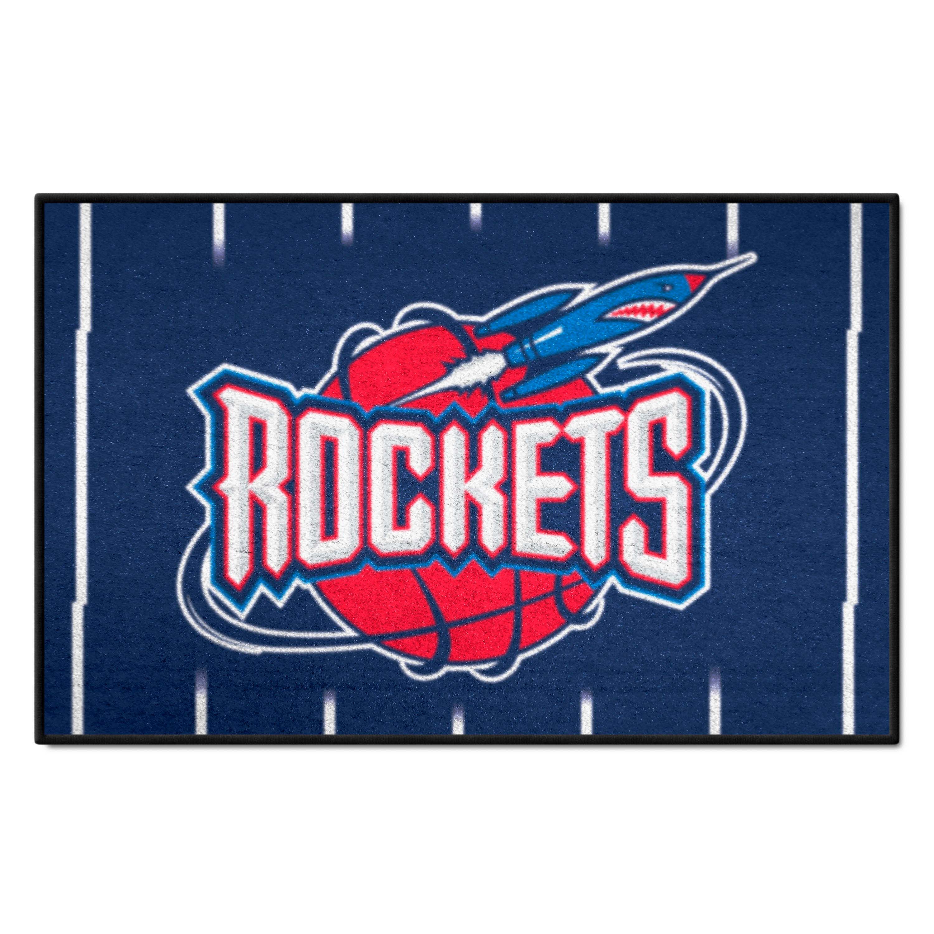 NBA Retro Houston Rockets Starter Mat Accent Rug - 19in. x 30in.