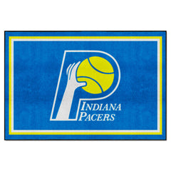 NBA Retro Indiana Pacers 5ft. x 8 ft. Plush Area Rug