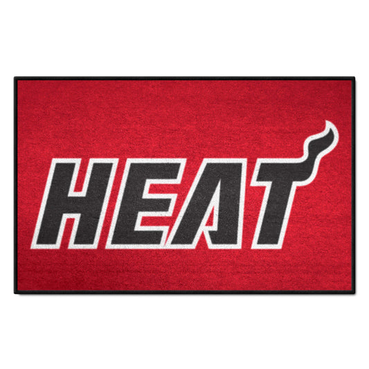 NBA Retro Miami Heat Starter Mat Accent Rug - 19in. x 30in.