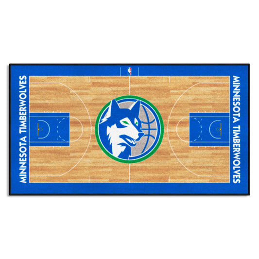 NBA Retro Minnesota Timberwolves Court Runner Rug - 24in. x 44in.