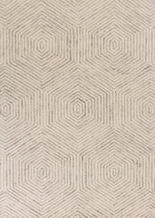 2' X 4' Ivory Wool Hand Tufted Area Rug