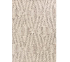 2' X 4' Ivory Wool Hand Tufted Area Rug