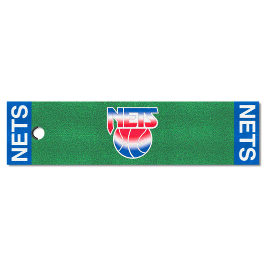 NBA Retro New Jersey Nets Putting Green Mat - 1.5ft. x 6ft.