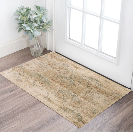 3' X 5' Beige Area Rug