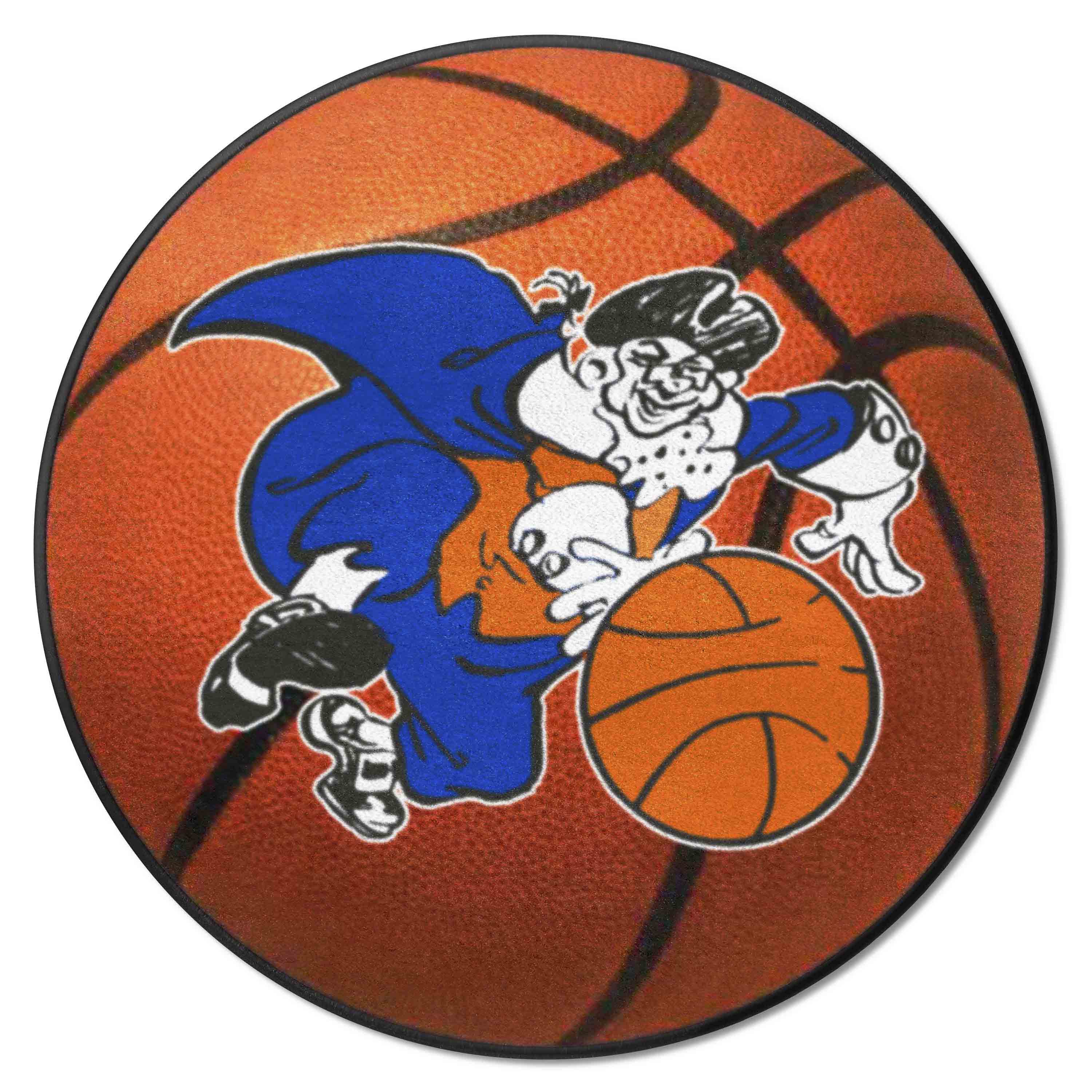 NBA Retro New York Knickerbockers Basketball Rug - 27in. Diameter