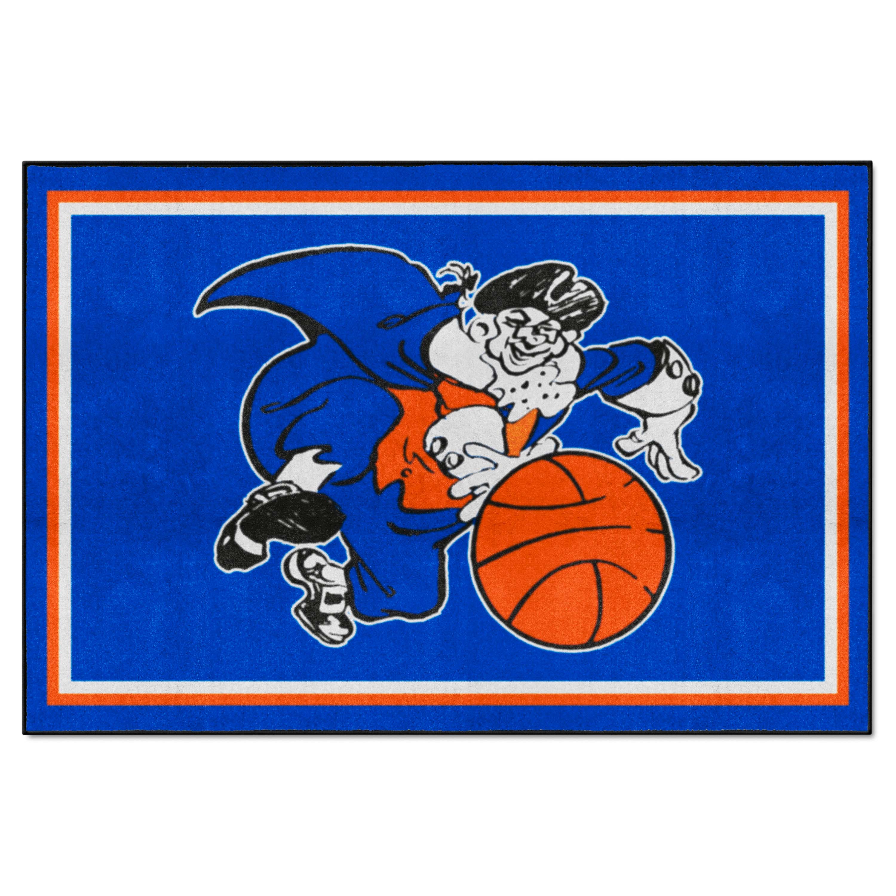 NBA Retro New York Knickerbockers 5ft. x 8 ft. Plush Area Rug