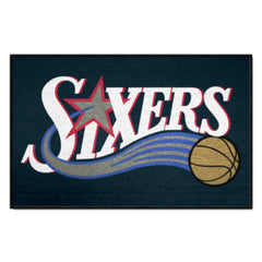 NBA Retro Philadelphia 76ers Starter Mat Accent Rug - 19in. x 30in.