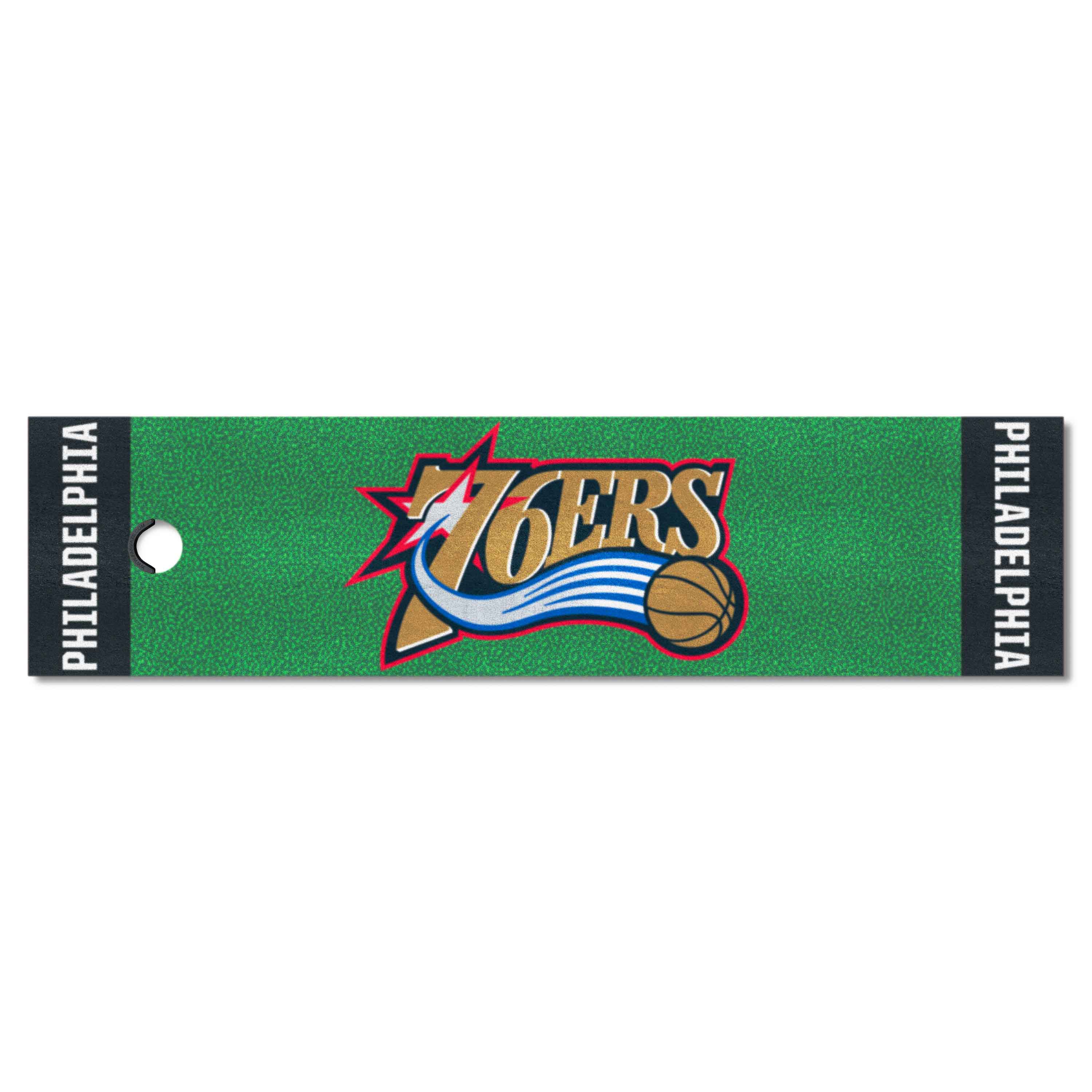 NBA Retro Philadelphia 76ers Putting Green Mat - 1.5ft. x 6ft.