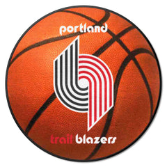 NBA Retro Portland Trail Blazers Basketball Rug - 27in. Diameter