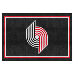 NBA Retro Portland Trail Blazers 5ft. x 8 ft. Plush Area Rug