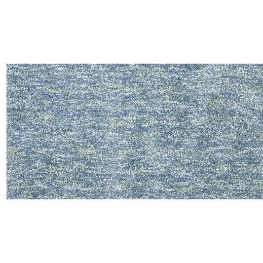 8' Seafoam Heather Indoor Shag Runner Rug