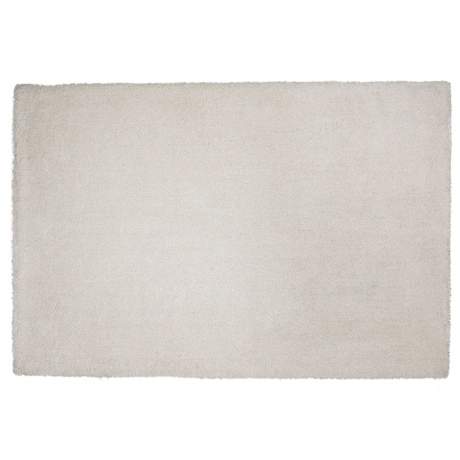 8' Ivory Indoor Shag Runner Rug