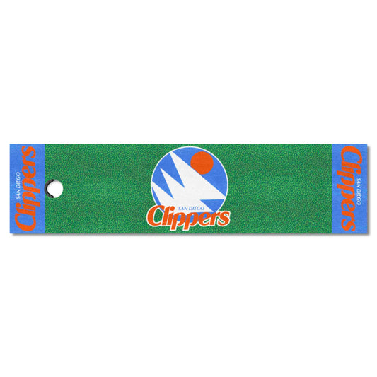 NBA Retro San Diego Clippers Putting Green Mat - 1.5ft. x 6ft.