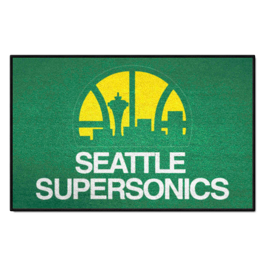 NBA Retro Seattle Supersonics Starter Mat Accent Rug - 19in. x 30in.