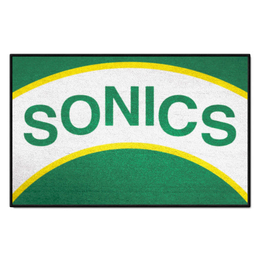 NBA Retro Seattle Supersonics Starter Mat Accent Rug - 19in. x 30in.