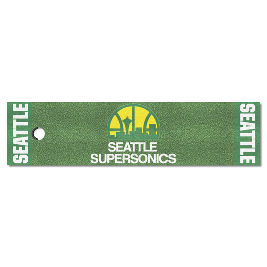 NBA Retro Seattle Supersonics Putting Green Mat - 1.5ft. x 6ft.