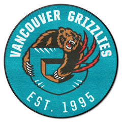 NBA Retro Vancouver Grizzlies Roundel Rug - 27in. Diameter